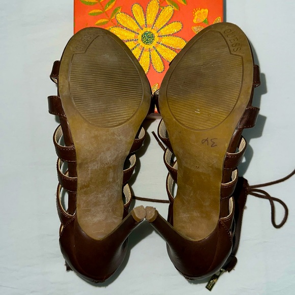 Guess leather heels laced up - Picture 4 of 4